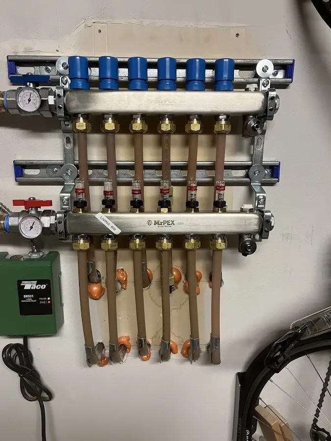 Plumber performing Leak Detection at a residential property in Bermuda Dunes